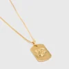 Zodiac sign plaque necklace Zodiac sign plaque necklace
