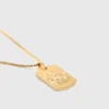 Zodiac sign plaque necklace Zodiac sign plaque necklace