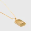 Zodiac sign plaque necklace Zodiac sign plaque necklace