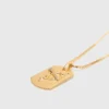 Zodiac sign plaque necklace Zodiac sign plaque necklace