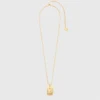 Zodiac sign plaque necklace Zodiac sign plaque necklace